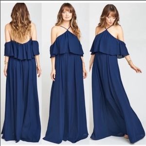 NWT, Show Me Your Mumu Rebecca Ruffle Maxi Dress